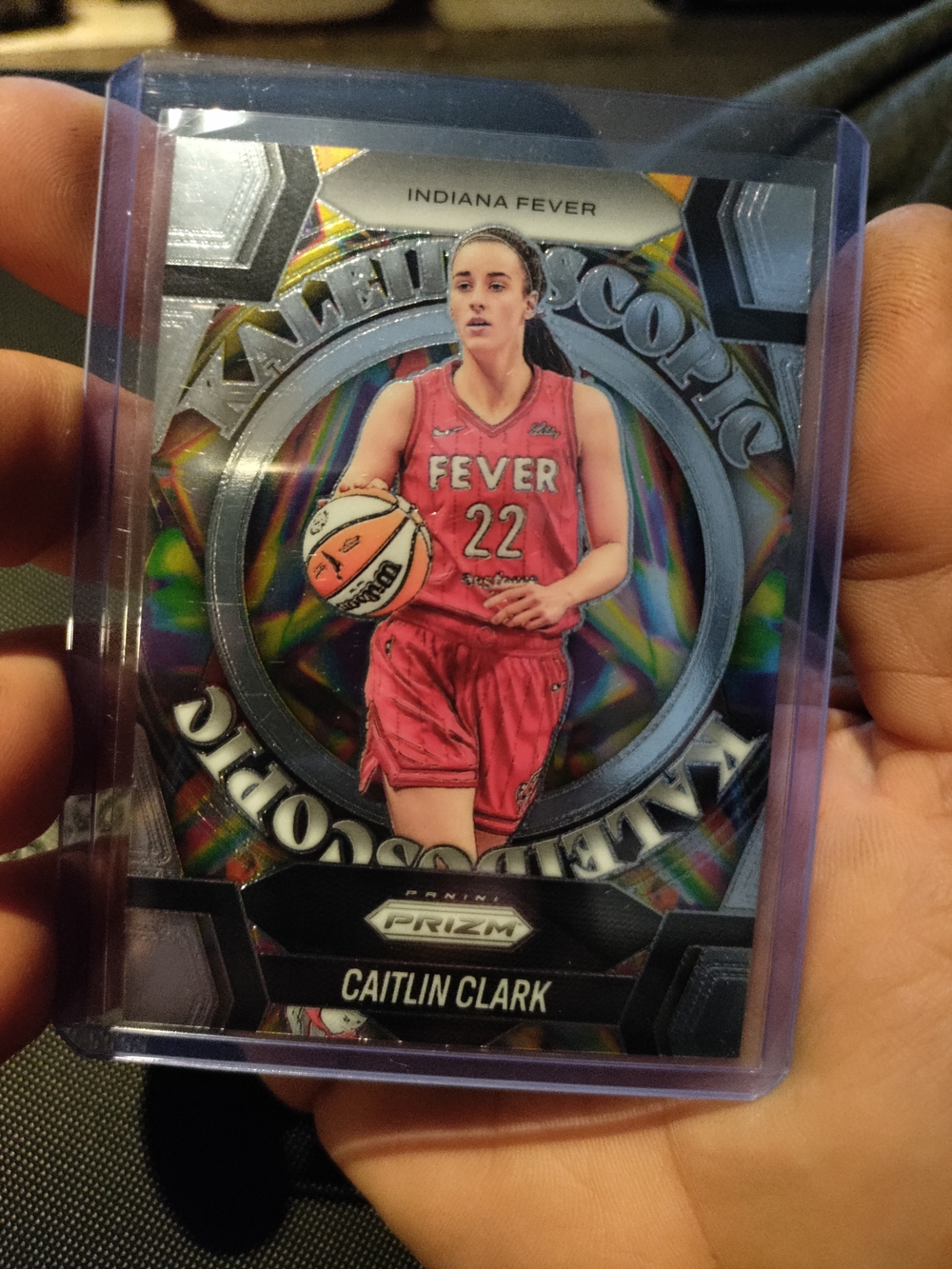 2025 Panini Prizm WNBA Caitlin Clark Kaleidoscopic #4 MINT & SLEEVED